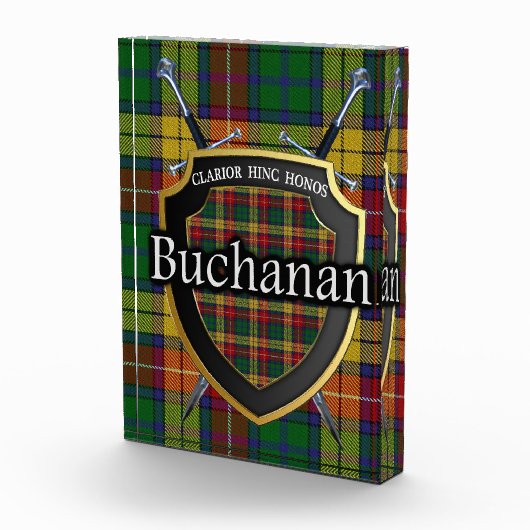 Scottish Clan Buchanan Tartan Fotoblokken (Rechts)