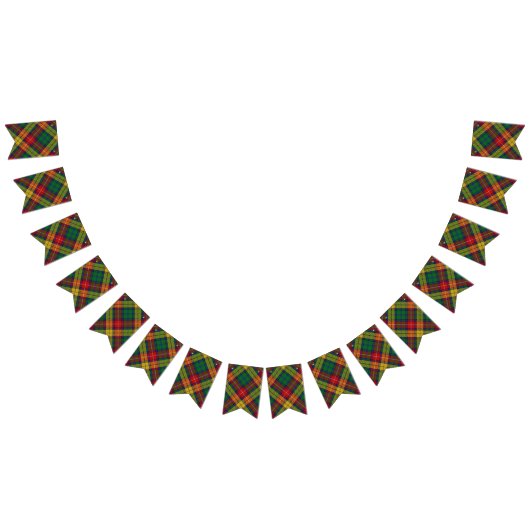 Scottish Clan Buchanan Tartan Vlaggetjes (Alle)