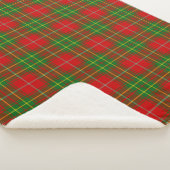 Scottish Clan Burnett Tartan Pset Sherpa Deken (3/4)