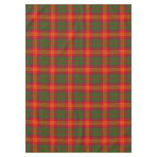 Scottish Clan Burns Tartan Pset Tafelkleed (Voorkant)
