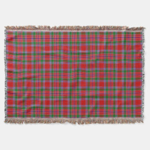 Scottish Clan Burrell Tartan Pset Deken