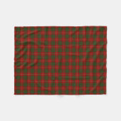 Scottish Clan Cameron Classic Tartan Fleece Deken (Voorkant (Horizontaal))