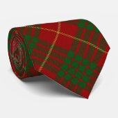 Scottish Clan Cameron Letter C Monogram Tartan Stropdas (Opgerold)