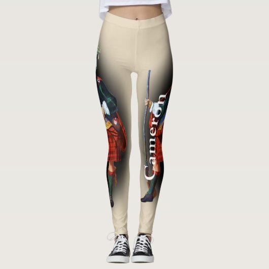 Scottish Clan Cameron van R. R. McIan Leggings (Voorkant)