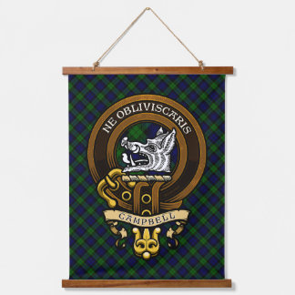 Scottish Clan Campbell Badge en Crest Hangend Wandkleed