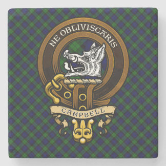 Scottish Clan Campbell Badge en Crest Stenen Onderzetter