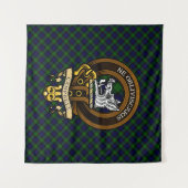 Scottish Clan Campbell Badge en Crest Wandkleed (Voorkant (horizontaal))