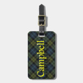 Scottish Clan Campbell Bagagelabel (Voorkant verticaal)