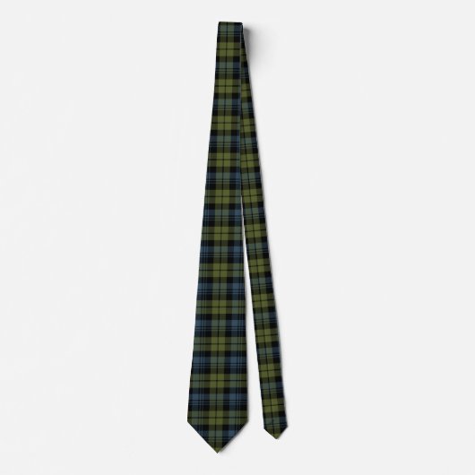 Scottish Clan Campbell Tartan Pset Stropdas (Voorkant)