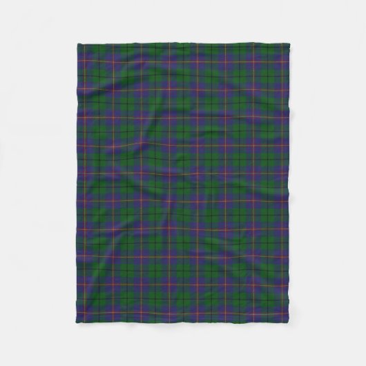 Scottish Clan Carmichael Classic Tartan Fleece Deken (Voorkant)