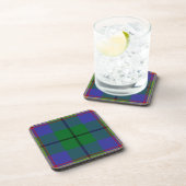 Scottish Clan Carmichael Tartan Pset Bier Onderzetter (Rechterzijde)