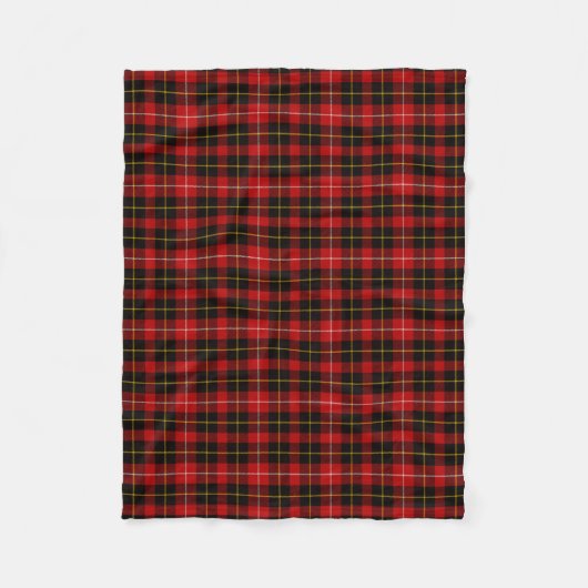 Scottish Clan Connel Tartan Pset Fleece Deken (Voorkant)