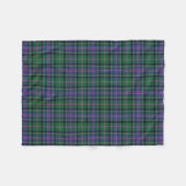 Scottish Clan Cooper Tartan Pset Fleece Deken (Voorkant (Horizontaal))