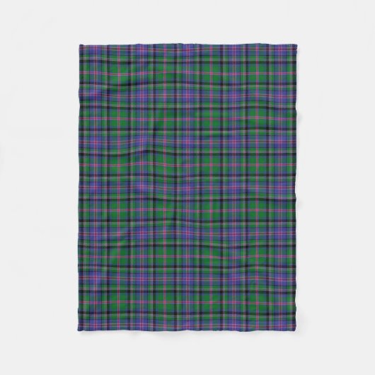 Scottish Clan Cooper Tartan Pset Fleece Deken (Voorkant)