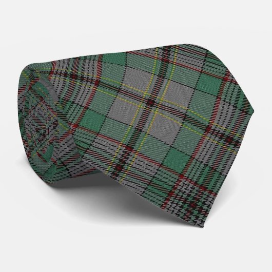 Scottish Clan Craig C Monogram Tartan Stropdas (Opgerold)