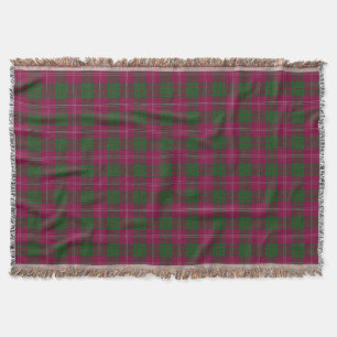 Scottish Clan Crawford Tartan Deken