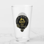 Scottish Clan Crest en Toast Glas (Achterkant)