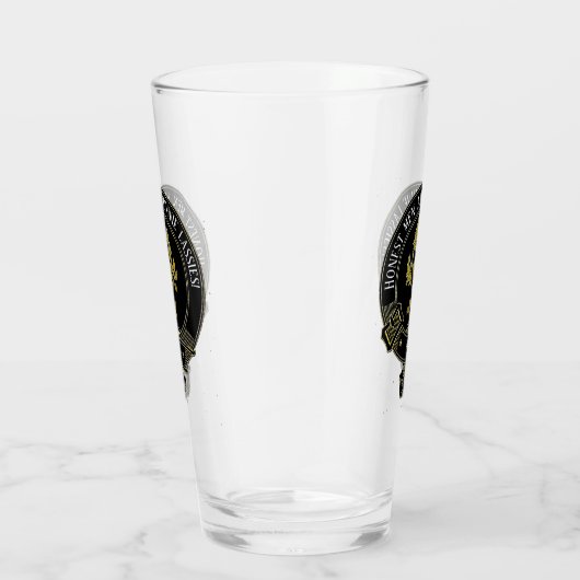 Scottish Clan Crest en Toast Glas (Rechts)