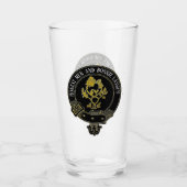 Scottish Clan Crest en Toast Glas (Voorkant)