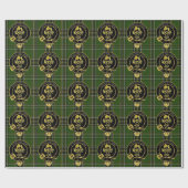 Scottish Clan Crest Roos Thistle Cadeaupapier (Vlak)