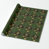 Scottish Clan Crest Roos Thistle Cadeaupapier (Uitgerold)