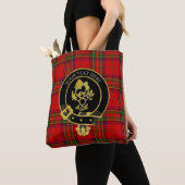 Scottish Clan Crest Roos Thistle Tartan Tote Bag (Dichtbij)