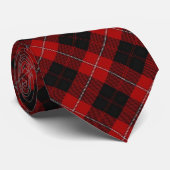 Scottish Clan Cunningham C Monogram Tartan Stropdas (Opgerold)