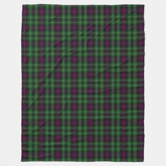 Scottish Clan Cunningham Classic Tartan Pset Fleece Deken (Voorkant)