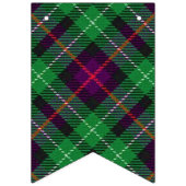 Scottish Clan Cunningham Green en Blue Tartan Vlaggetjes (Tweede vlag)