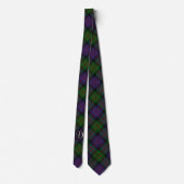 Scottish Clan Donald D Monogram Tartan Stropdas (Achterkant)