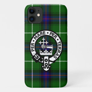 Scottish Clan Donald MacDonald Tartan en Crest iPhone 11 Hoesje