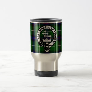 Scottish Clan Donald Tartan en Crest Reisbeker