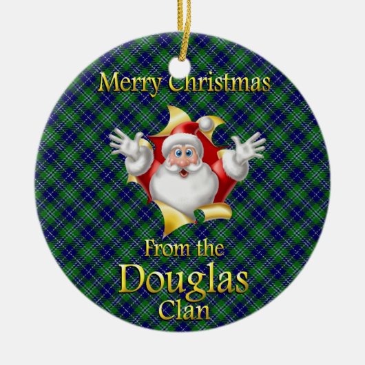 Scottish Clan Douglas Kerstversiering Keramisch Ornament (Voorkant)