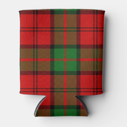 Scottish Clan Dunbar Tartan Pset Blikjeskoeler (Voorkant)