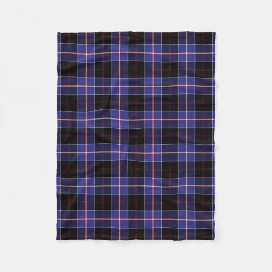 Scottish Clan Dunlap Tartan Pset Fleece Deken (Voorkant)
