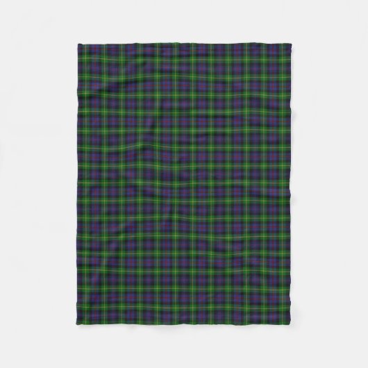 Scottish Clan Farquharson Classic Tartan Fleece Deken (Voorkant)