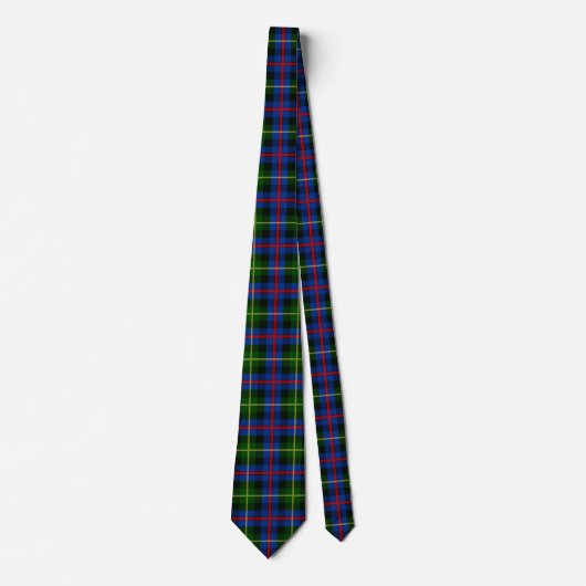 Scottish Clan Farquharson Tartan Pset Stropdas (Voorkant)