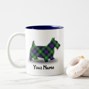 Scottish Clan Farquharson Tartan Scottish Terrier Tweekleurige Koffiemok