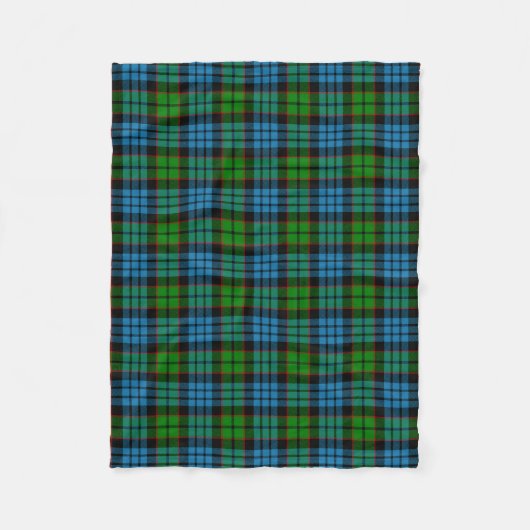 Scottish Clan Fletcher Tartan Pset Fleece Deken (Voorkant)