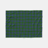 Scottish Clan Forsyth Forsythe Classic Tartan Fleece Deken (Voorkant (Horizontaal))
