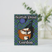 Scottish Clan Gordon Tartan Briefkaart (Staand voorkant)