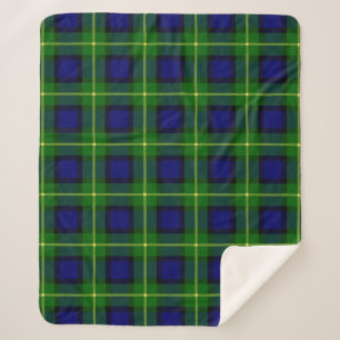 Scottish Clan Gordon Tartan Pset Sherpa Deken