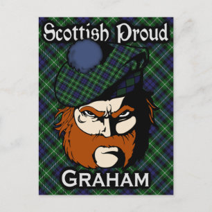 Scottish Clan Graham Tartan Briefkaart