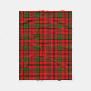 Scottish Clan Grant Tartan Pset Fleece Deken