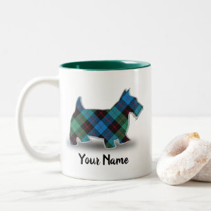 Scottish Clan Guthrie Tartan Scottish Terrier Tweekleurige Koffiemok