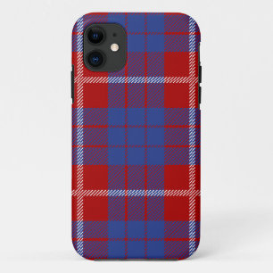 Scottish Clan Hamilton Tartan Pset iPhone 11 Hoesje