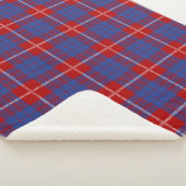 Scottish Clan Hamilton Tartan Pset Sherpa Deken (3/4)