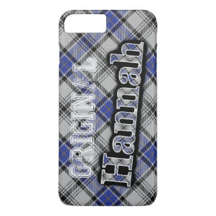Scottish Clan Hannah Hannay Tartan iPhone 8 Plus / 7 Plus Hoesje