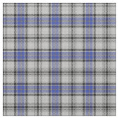 Scottish Clan Hannay White Blue Tartan Fabric Stof (Swatch)