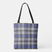 Scottish Clan Hannay White Blue Tartan Pset Draagtas (Achterkant)